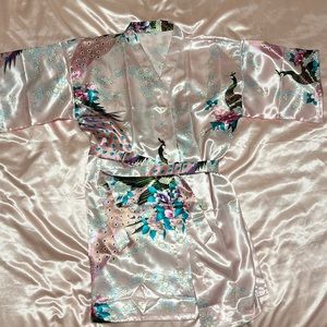 Women’s fake Kimono pink size small